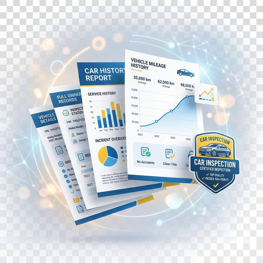 Aperçu du rapport d'historique de véhicule Certidrive